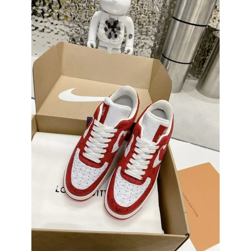 Louis Vuitton x Nike Air Force 1 Low ‘By Virgil Abloh White/Red’