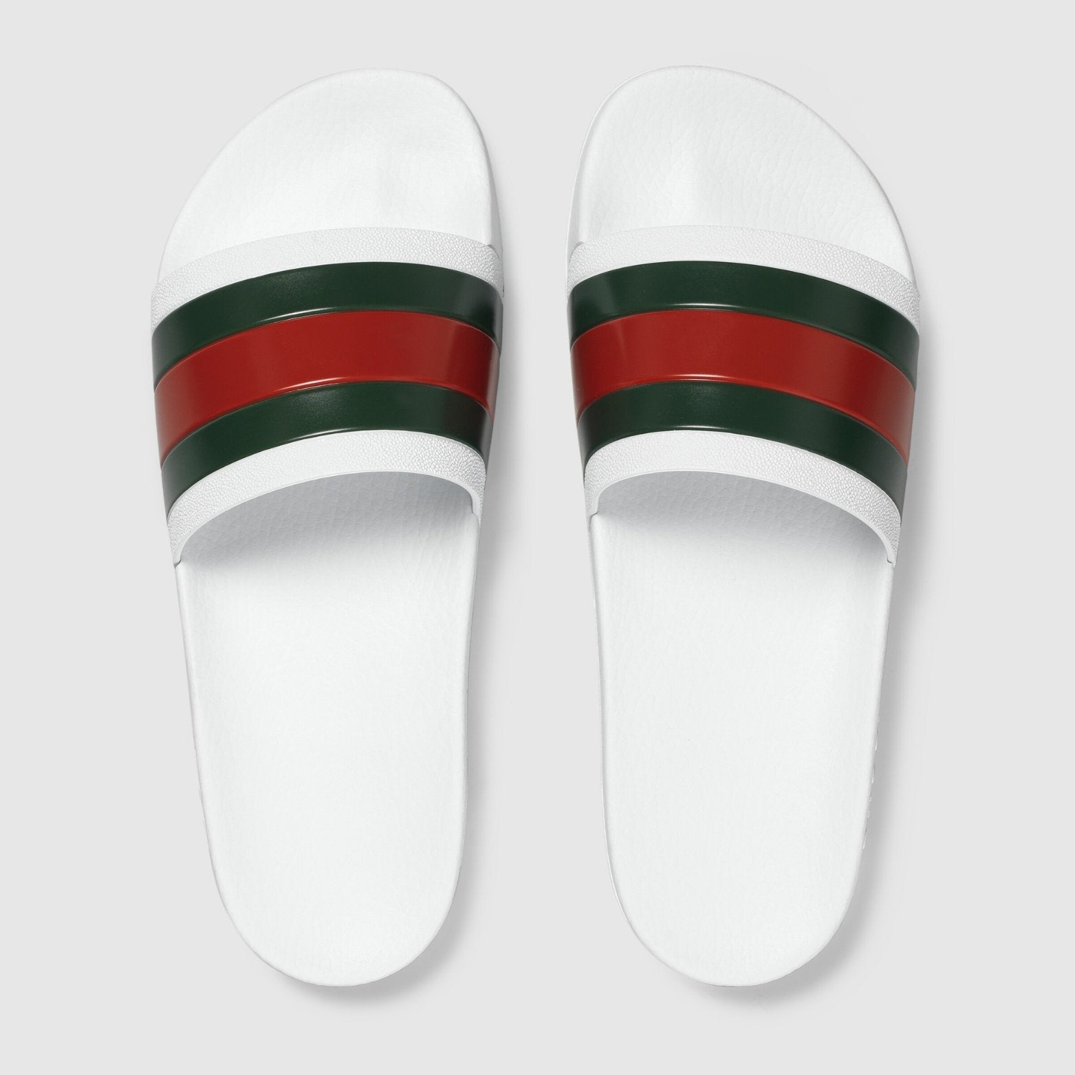 Gucci Pursuit Pool Web Rubber Slides